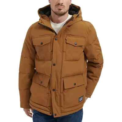Levi's Men's Hooded Parka, Medium