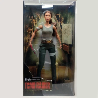 Barbie Signature Lara Croft Tomb Raider bambola figure collezione Mattel ufficiale