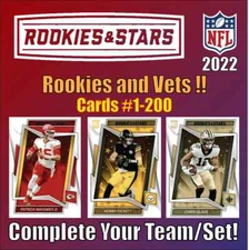 2022 Panini Rookies and Stars NFL (#1-200) Complete Your Team/Set! UPDATED 4/2