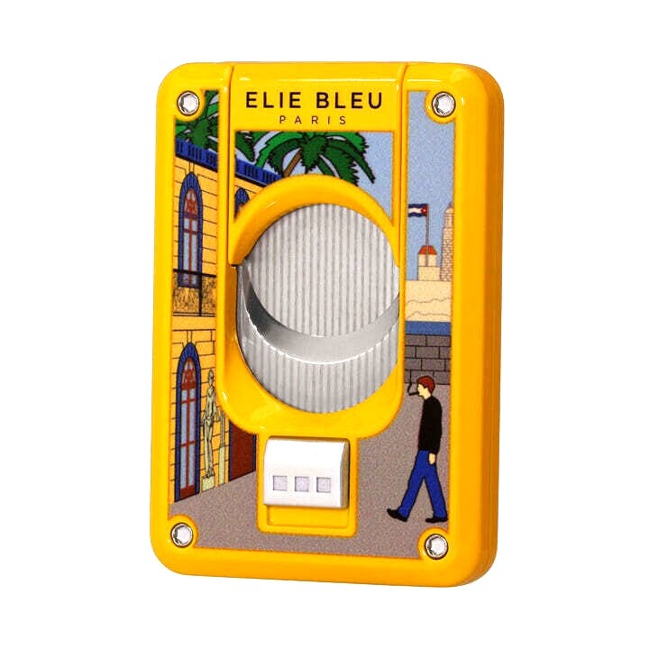 Elie Bleu Limited Edition Casa Cubana Slide Button Cigar Cutter