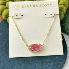 Kendra Scott Hot Pink Kyocera Opal 14k 