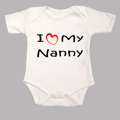 i love nanny baby grow