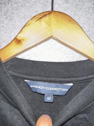 Vintage French Connection FCUK Down Under Shirt Size M Black Fragrance 90s - Picture 12 of 12