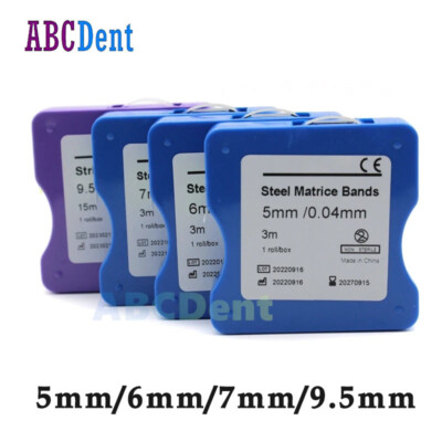 Dental Matrices Bands Steel Resin Film Restoration Resin StripRoll Matrix Strips