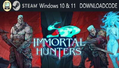 NEU PC Computer Spiel Immortal Hunters für Windows 10 11 STEAM Download Code Key