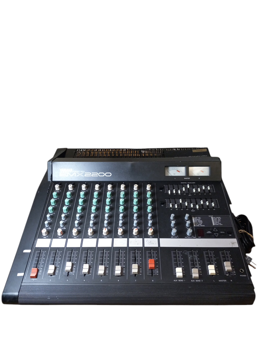 【ジャンク】ヤマハ EMX2200 パワードミキサー 高出力アンプ内蔵 Yamaha EMX 2200 800W Powered Mixer tested working great | eBay