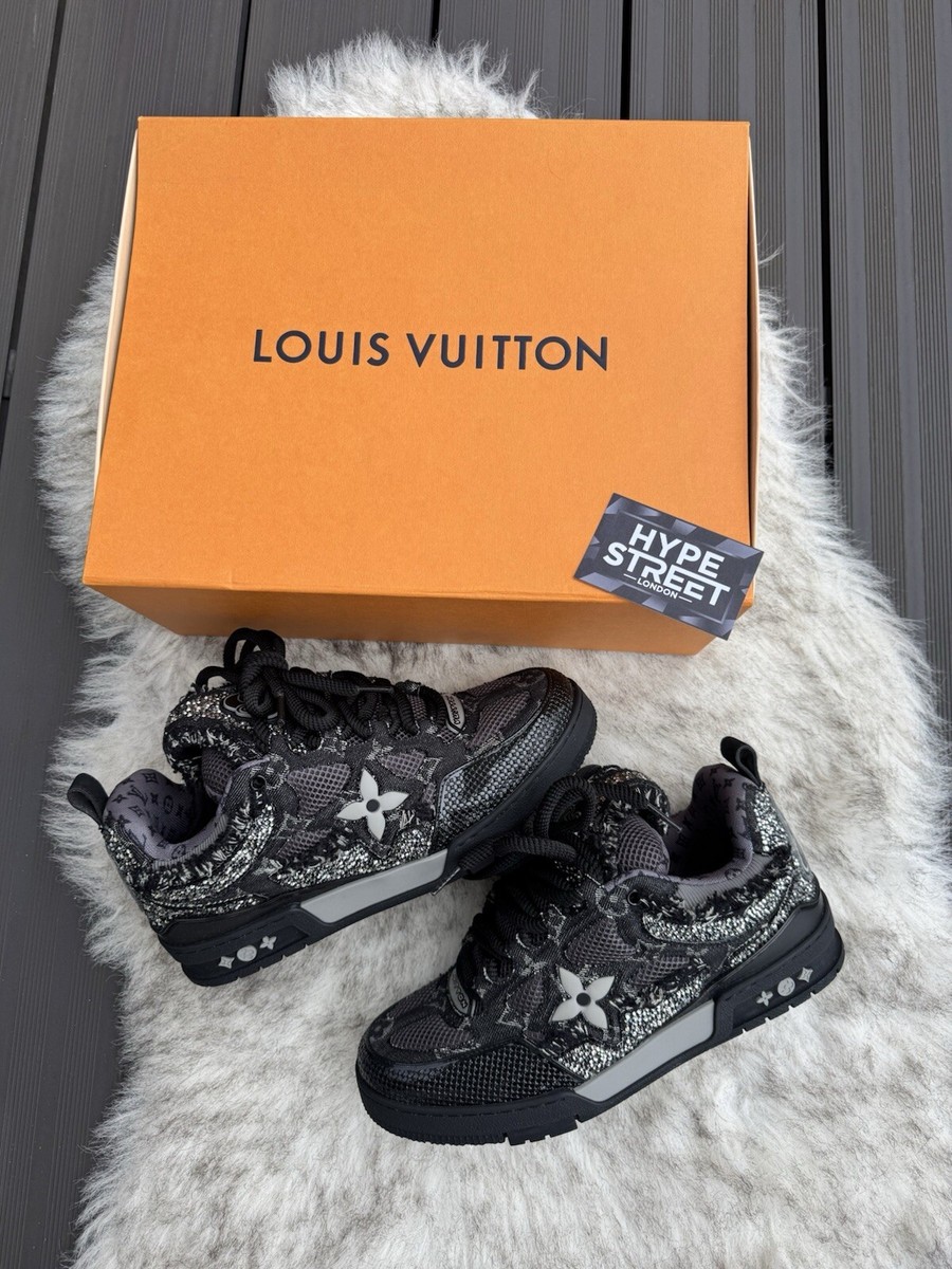 Louis Vuitton x Swarovski LV Sneakers | Black | Size UK8