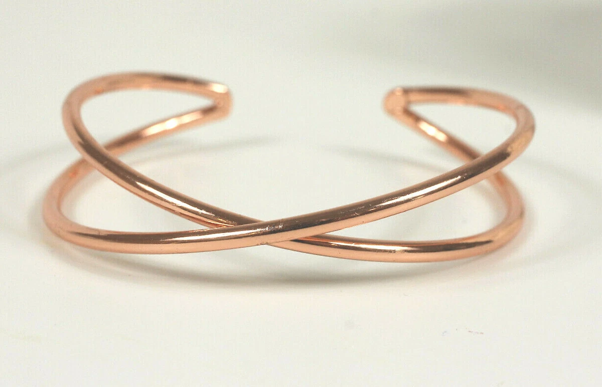 Tribe Alive Rose Gold Criss Cross Cuff Bracelet New eBay