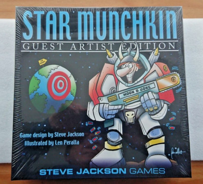 Steve Jackson Games Star Munchkin Guest Artist Edition Brettspiel Neu/Versiegelt