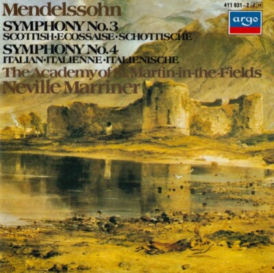 Mendelssohn: Symphonies Nos. 3 ''Scottish'' & 4 ''Italian'' (CD, Argo)