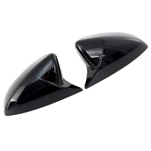 OX Horn Rear View Mirror Cap Cover Trim Glossy Black Fits Mazda CX-50 2023-2024 - Picture 7 of 13