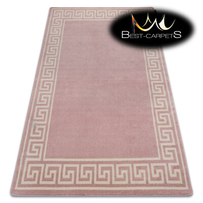 MODERN erstaunlich stilvoll TEPPICH ''HAMPTON'' griechisch rot rosa Best-Teppiche schön in Berührung
