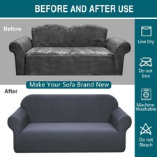 Elastic STRETCH Waterproof SOFA COVERS Slipcover Protector Settee 1/2/3/4 Seater