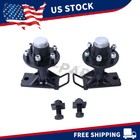 6x 5.5 Lug 8000Lb Superior Shipping Container Wheels, Bolt-on Spindle Kit