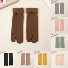 Womens Sports Athletic Work Crew Long Thermal Socks Size Split Toe Boot Socks⇓