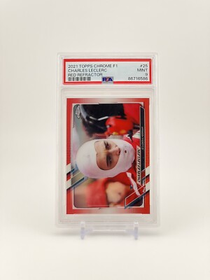 2021 TOPPS CHARLES LECLERC シャルル ルクレール 2021 TOPPS CHROME F1 CHARLES LECLERC #25 PORTRAIT RED
