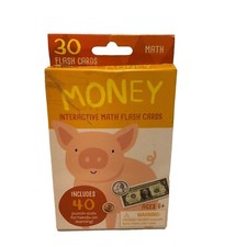 Money Math Flash Cards 30 count educational and homeschooling Ages 6 