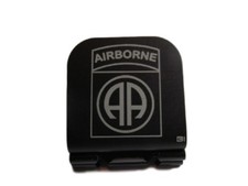 US Army 82nd Airborne Div Shoulder Patch Laser Etched Aluminum Hat Clip Brim-it