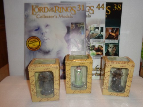 Herr der Ringe von Eaglemoss Sammelfiguren mit Magazinen x3 - Nr. 31 - 38 & 44
