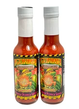 Iguana Radioactive Atomic Pepper Sauce Explosively Hot Sauce 5oz/148ml LOT OF 2