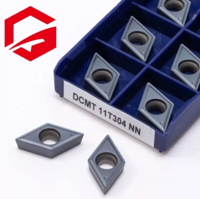 10pcs DCMT11T304 NN LT10 CNC Carbide Inserts Cutting Blades for Stainless Steel