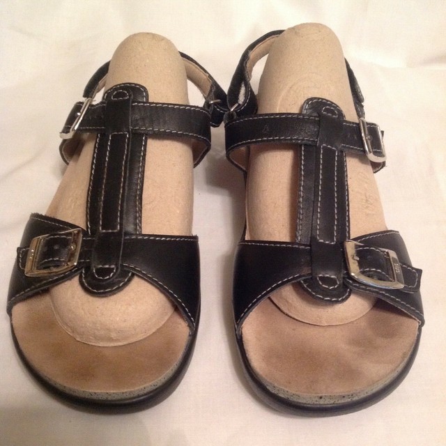 SAS Huggy Cross Strap Sandals Earth Brown Tripad Comfort US 8 EU 38.5 $160 | eBay