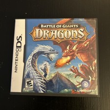Battle of Giants Dragons 2009 Nintendo DS - Authentic Case Only 