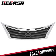 Front Bumper Grille Upper Grill Assembly Chrome For 2013 2014 2015 Nissan Altima Front Bumper Grille Upper Grill Assembly Chrome For 2013 2014 2015 Nissan Altima