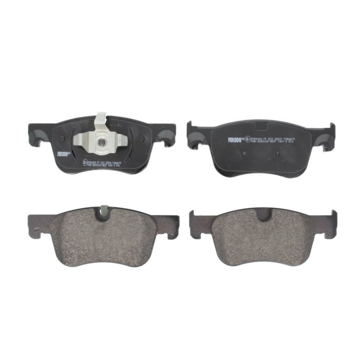 Paar Bremsbeläge Ferodo Honda Sh I Abs 300 2007-2018 Post
