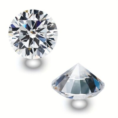 GGA Certified Natural Lab Grown Diamond 4 Ct Round Cut D Color Clarity Loose.Gem