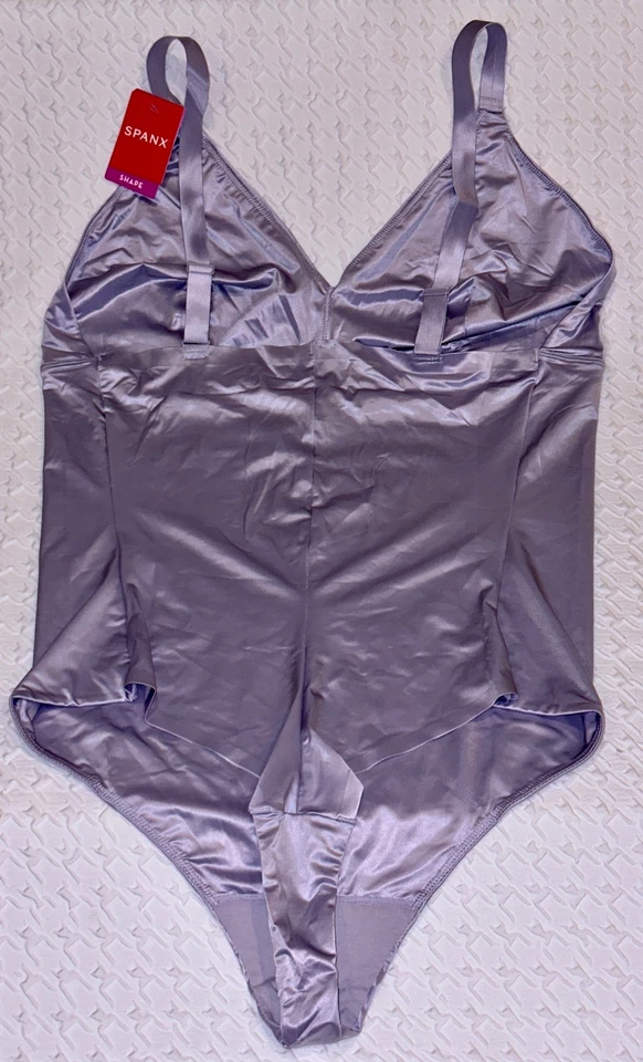 SPANX атласной формы Lt орхидеи фиолетовый стринги боди женщин XS XL плюс 1 X 2 X 3 X - Изображение 2 из 4