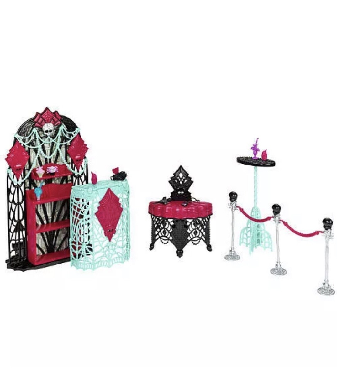 NEW MONSTER HIGH Frights Camera Action Premiere Party Set MATTEL