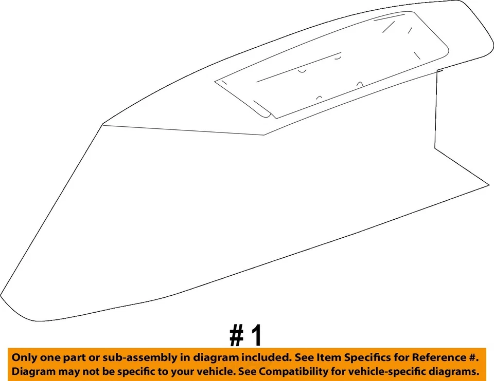 Used Deck Lid fits: 2005 Cadillac Deville Grade B - Image 4 of 4