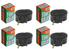 4 DURO BICYCLE 24 X 2.25/2.35/2.50 TUBE 33MM STANDARD SCHRADER/AMERICAN VALVE.