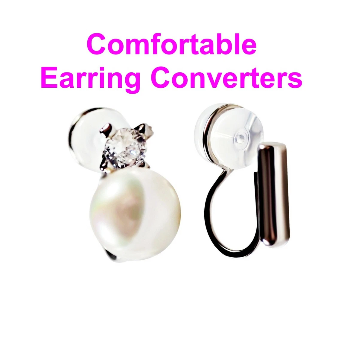 Comfortable clip hotsell on earrings