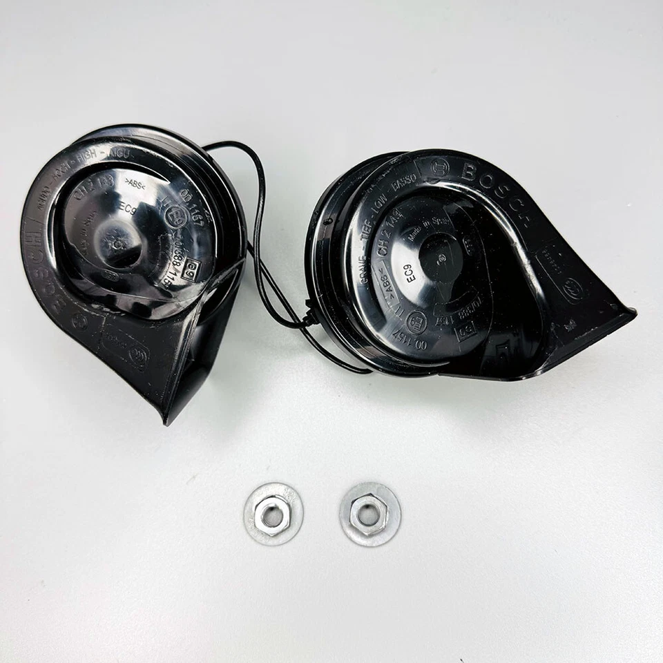 OE GENUINE Right & Left / High & Low Tone Horn For Jaguar XJ6 XJS 1979-1996 - Image 3 of 4