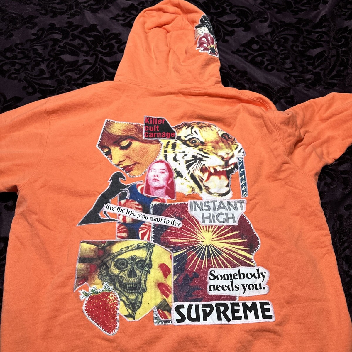 Supreme パーカー Instant High Patches Supreme Instant High Patches Hooded Sweatshirt (SS22) - $168