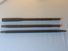 Vintage Antique 3 pc 36" Wood Wooden Shotgun Cleaning Rod w/ Brass Jag Tip