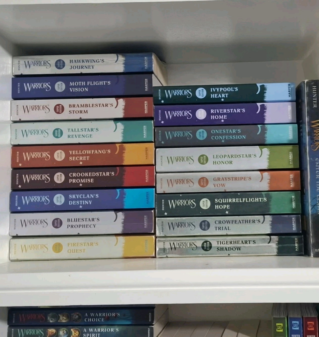 Warriors Super Editions: Lot Of 17 Books, Paperback, New Covers