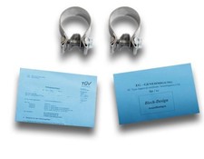 FOX Komplettanlage ab Kat 1x90 Absorber für Ford Focus 1 DFW Stufenh 98-04 1.8l