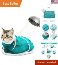 Luxury Cat Bathing Bag - Breathable Mesh Grooming Solution, Anti-Scratch Design