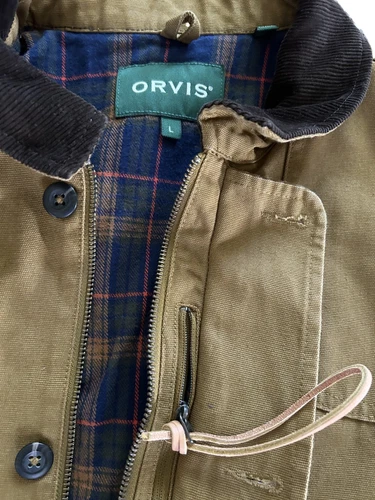 Orvis Men's Brown 1856 Field Coat Barn Chore Ranch Workwear Jacket Size Large  image 4