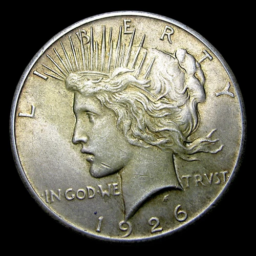 1926 Peace Dollar Silver ---- Unc Condition Coin ---- #603I