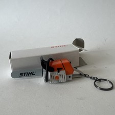 Stihl Chainsaw Key Ring Keychain Battery Operated with Saw Sound