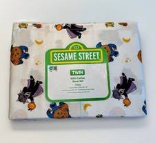 HTF Elmo Sesame Street Halloween Twin Size 3 Piece Kids Bed Sheet 100 Cotton