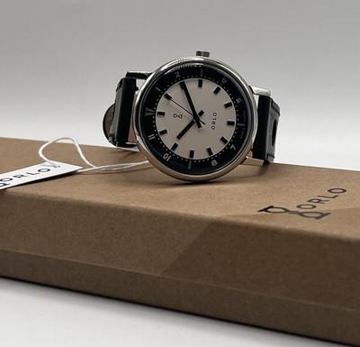 Orlo Hitch Black Silver Men s Danish Quartz Watch