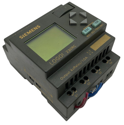 SIEMENS LOGO! 230RC, 6ED1 052-1FB00-0BA1 LOGIC MODULE AC 115/120V 230/240V