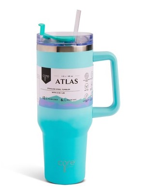  NEU Core Kitchen Atlas Becher Edelstahl Hält Getränke kalt oder heiß 1,2 L