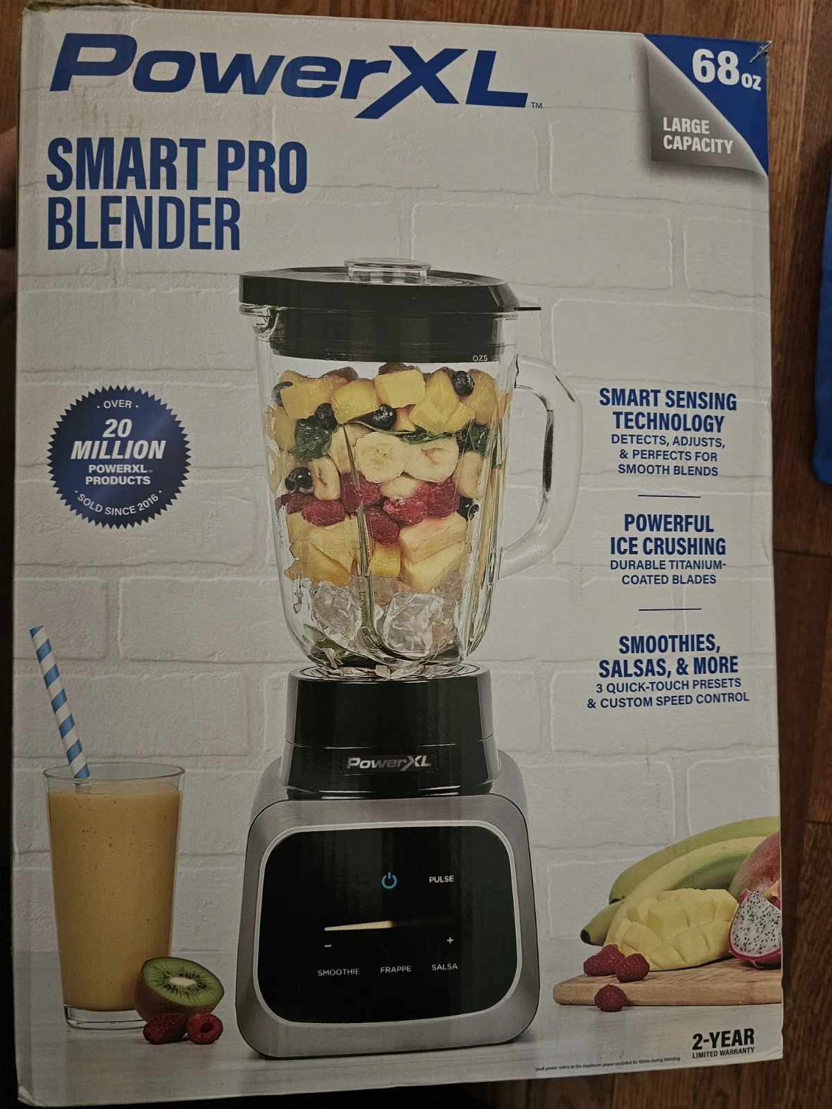 PowerXL Smart Pro Blender 1800W w/ Smart Sensing Technology for Smooth Blends
Opens in a new window