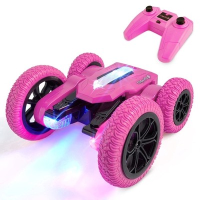 Force1 USA Toyz Tornado Extreme RC Car, Dual-Sided Driving with Bright LEDs,
